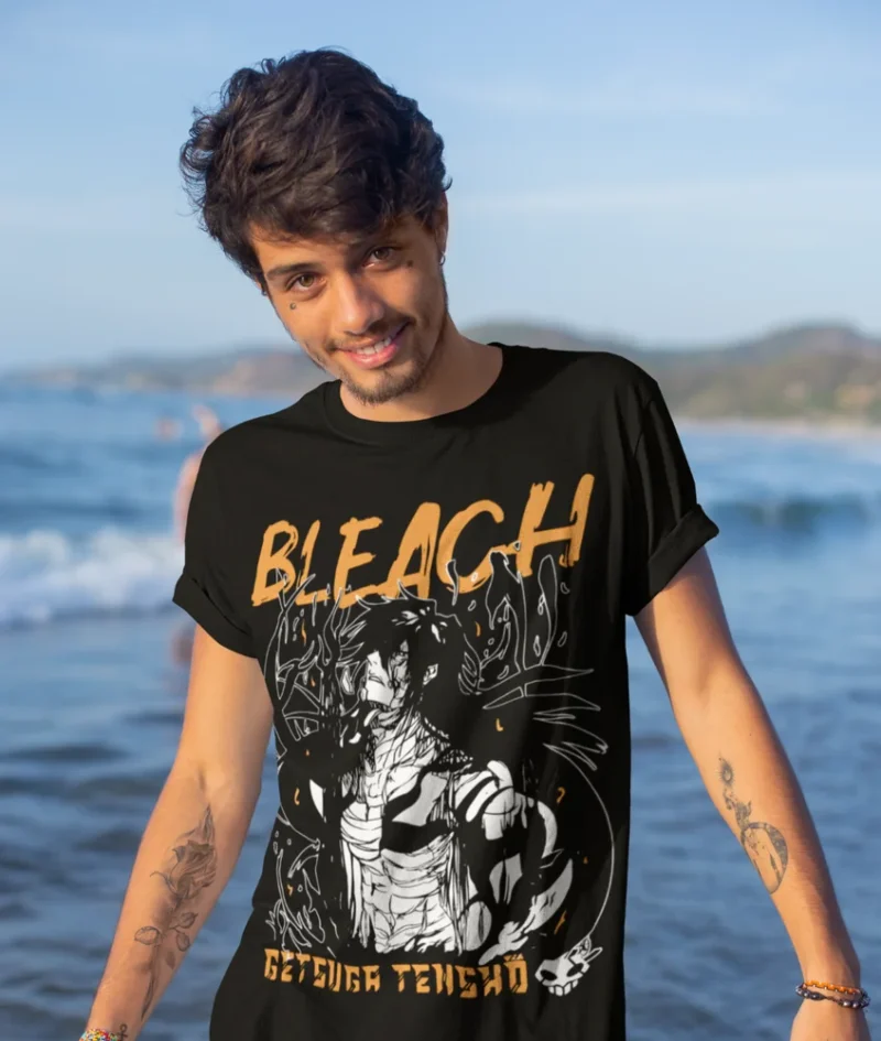 T-shirt Bleach Kurosaki Ichigo Mugetsu