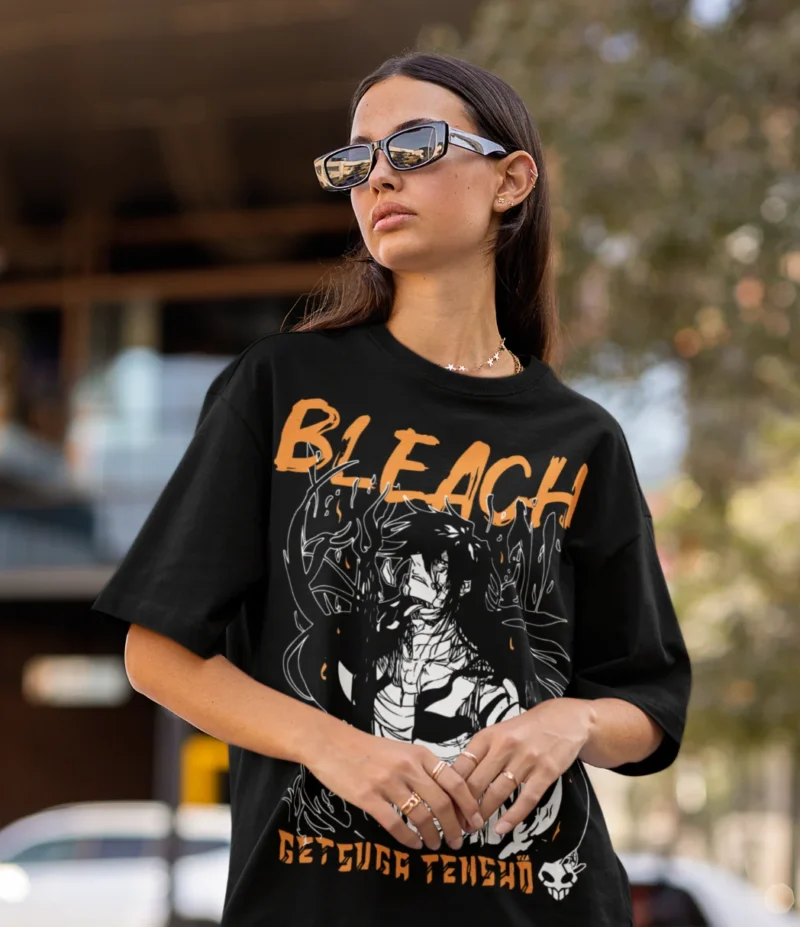 T-shirt Bleach Kurosaki Ichigo Mugetsu