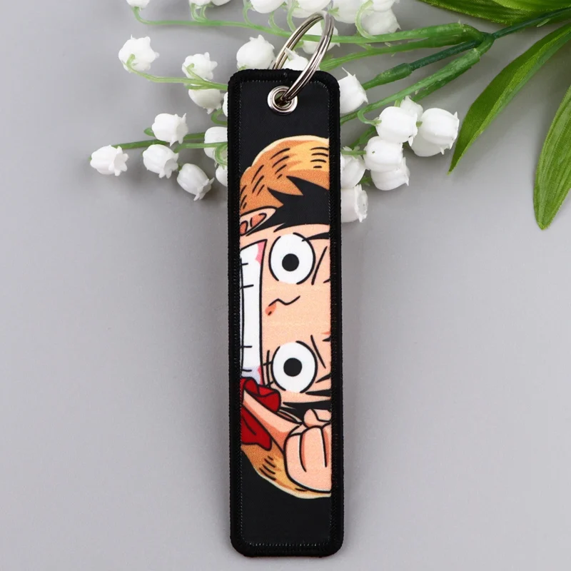 Porte-clés One Piece Luffy Brodé – Image 3