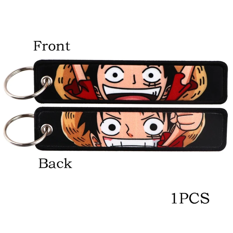 Porte-clés One Piece Luffy Brodé – Image 6