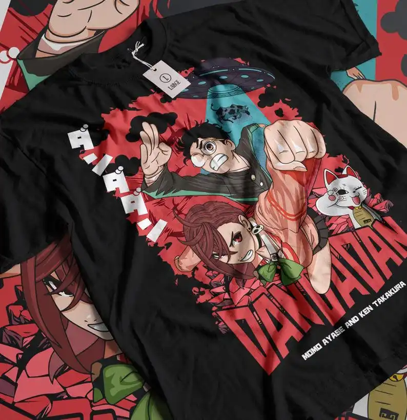T-shirt Dandadan Okarun Momo Turbo