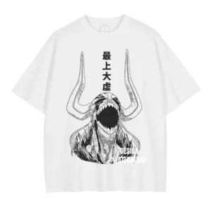 T-shirt Bleach Ichigo Vasto Lorde Blanc